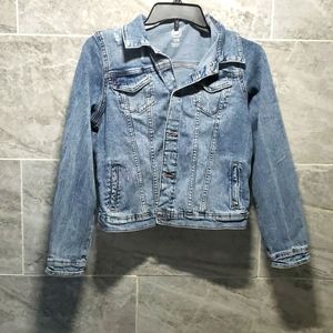 Girls Jean Jacket button up